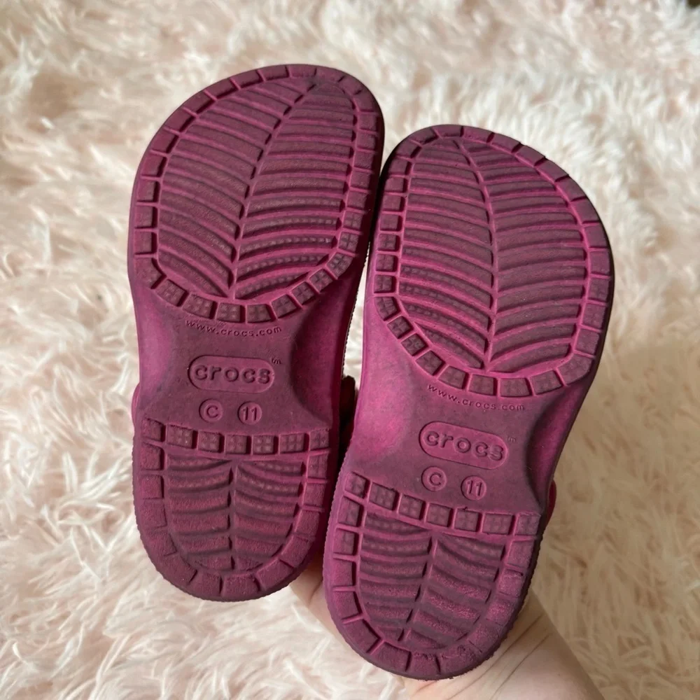 Crocs Pink Clog Sandals Sz 11